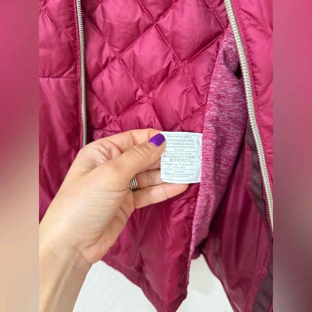 Lululemon Down For A Run Vest Berry Rumble Pink Sz 6 Small S